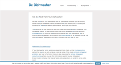 Desktop Screenshot of drdishwasher.com
