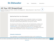 Tablet Screenshot of drdishwasher.com